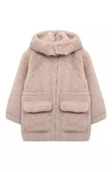 Шерстяное пальто Yves Salomon Enfant