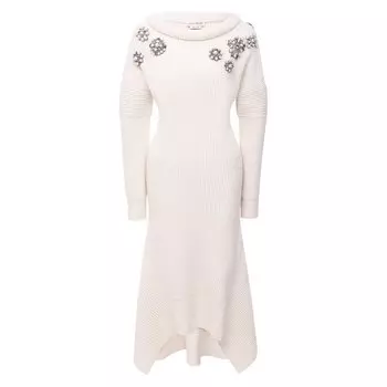 Шерстяное платье Alexander McQueen