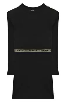 Шерстяное платье Balmain
