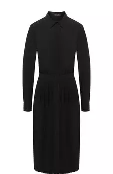 Шерстяное платье с отложным воротником Loro Piana