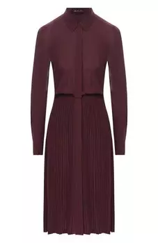 Шерстяное платье с отложным воротником Loro Piana