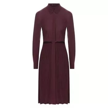 Шерстяное платье с отложным воротником Loro Piana