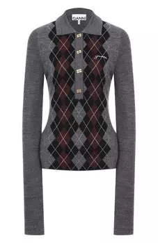 Шерстяное поло Ganni