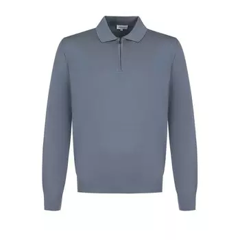 Шерстяное поло с длинными рукавами Brioni