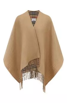 Шерстяное пончо Burberry