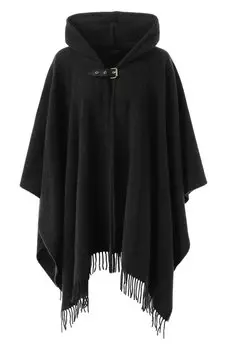 Шерстяное пончо Emporio Armani