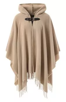 Шерстяное пончо Emporio Armani