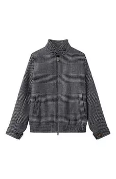Шерстяной бомбер Brunello Cucinelli