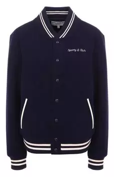 Шерстяной бомбер Sporty & Rich x Hotel du Cap-Eden-Roc Sporty and Rich