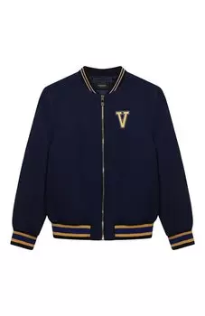 Шерстяной бомбер Versace