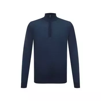 Шерстяной джемпер с воротником на молнии John Smedley