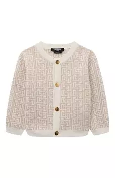 Шерстяной кардиган Balmain
