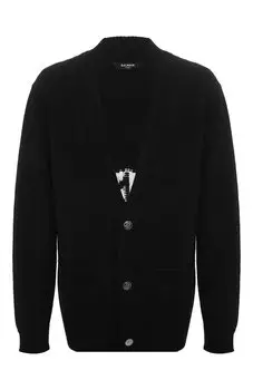 Шерстяной кардиган Balmain