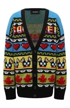 Шерстяной кардиган Dsquared2