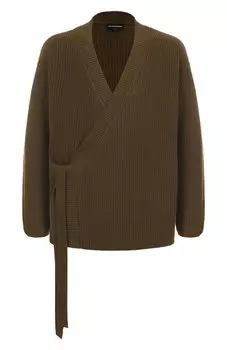 Шерстяной кардиган Emporio Armani