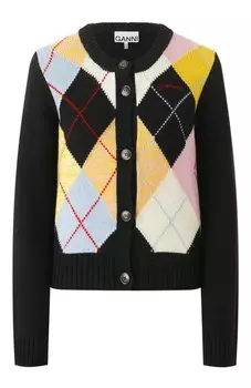 Шерстяной кардиган Ganni