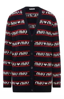 Шерстяной кардиган Miu Miu