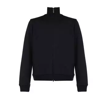 Шерстяной кардиган на молнии с воротником-стойкой Brioni