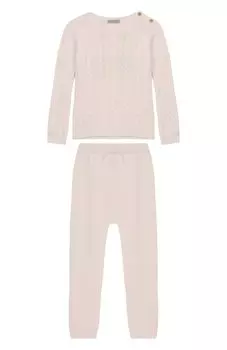 Шерстяной комплект из пуловера и брюк Baby T