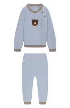 Шерстяной комплект из пуловера и брюк Baby T