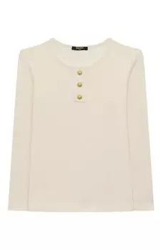 Шерстяной лонгслив Balmain