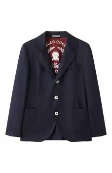 Шерстяной пиджак Brunello Cucinelli