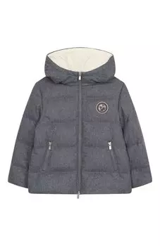 Шерстяной пуховик Brunello Cucinelli