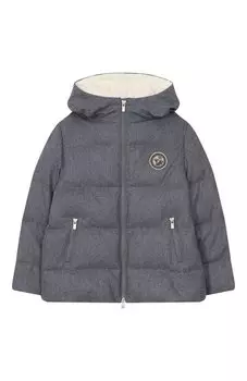 Шерстяной пуховик Brunello Cucinelli