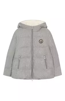 Шерстяной пуховик Brunello Cucinelli