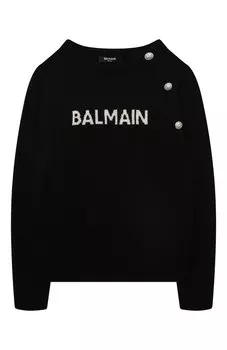 Шерстяной пуловер Balmain