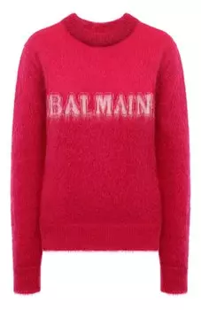 Шерстяной пуловер Balmain