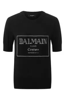 Шерстяной пуловер Balmain