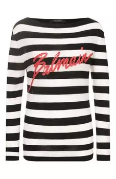 Шерстяной пуловер Balmain