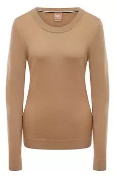 Шерстяной пуловер BOSS