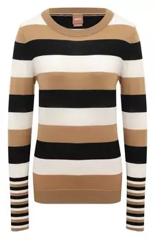 Шерстяной пуловер BOSS