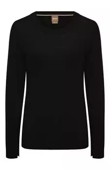 Шерстяной пуловер BOSS