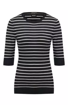 Шерстяной пуловер BOSS