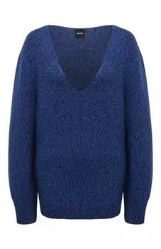 Шерстяной пуловер BOSS