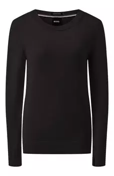 Шерстяной пуловер BOSS