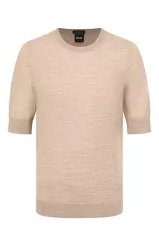 Шерстяной пуловер BOSS