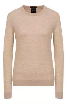Шерстяной пуловер BOSS