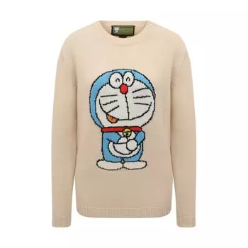 Шерстяной пуловер Doraemon x Gucci Gucci
