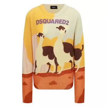 Шерстяной пуловер Dsquared2