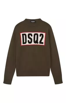 Шерстяной пуловер Dsquared2
