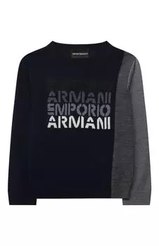Шерстяной пуловер Emporio Armani