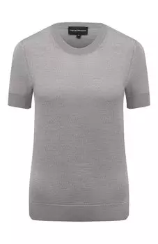 Шерстяной пуловер Emporio Armani