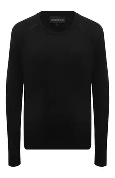 Шерстяной пуловер Emporio Armani
