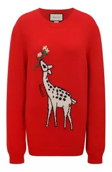 Шерстяной пуловер Gucci