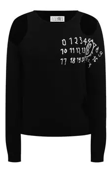 Шерстяной пуловер MM6