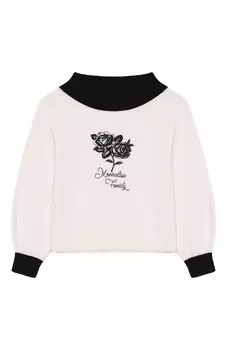 Шерстяной пуловер Monnalisa